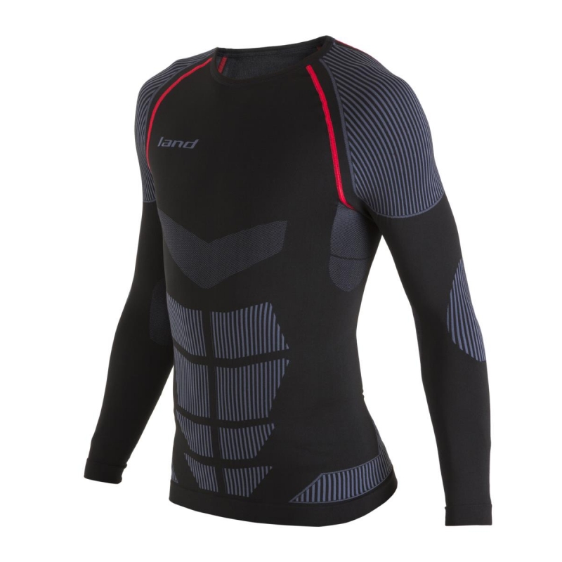 CAMISETA TERMICA M/LALRGA - BLACK SILVER